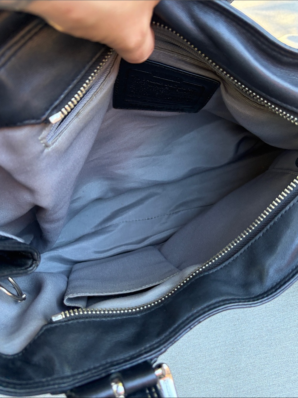 Coach Black Pleated Leather Soho Satchel Shoulder Bag 13732 - Picture 6 of 9